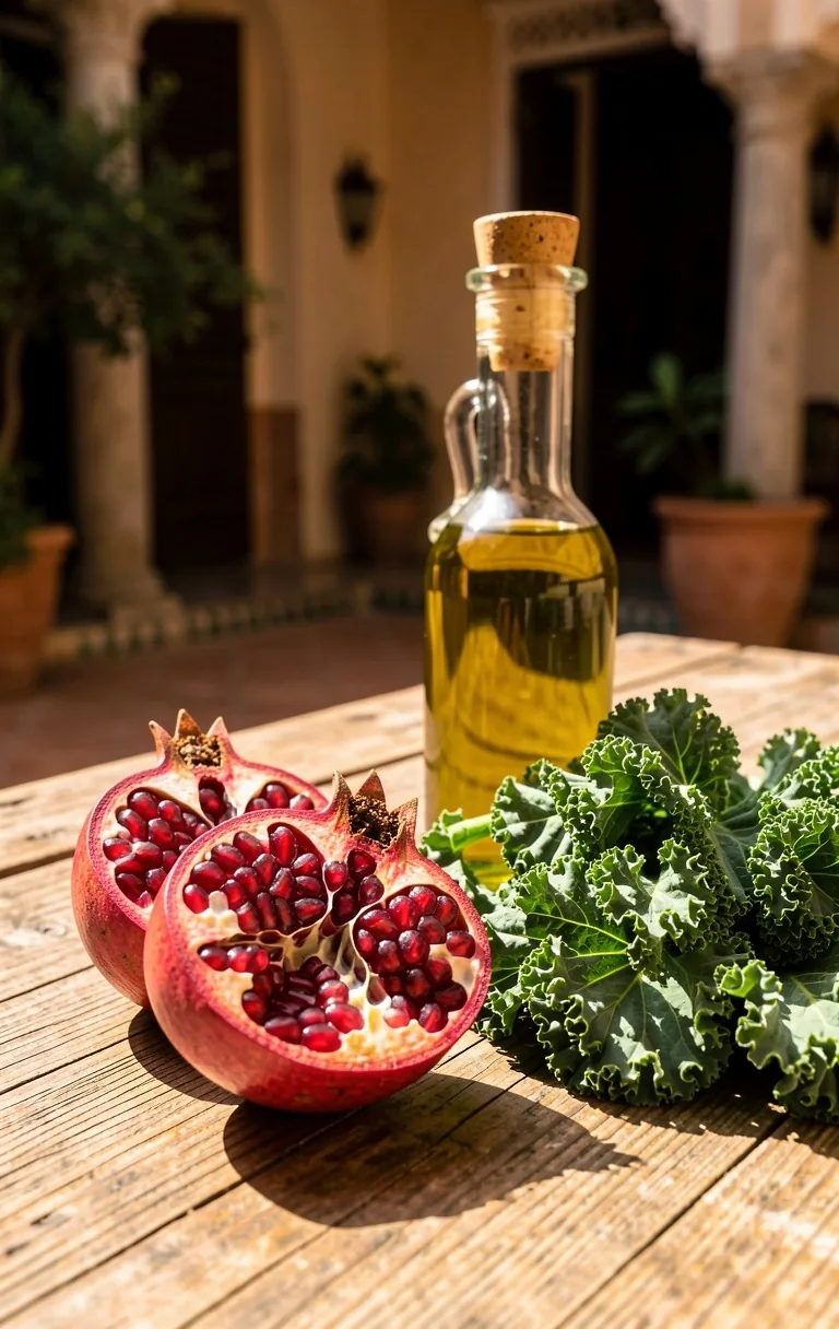 Fresh whole ingredients for nutrition planning